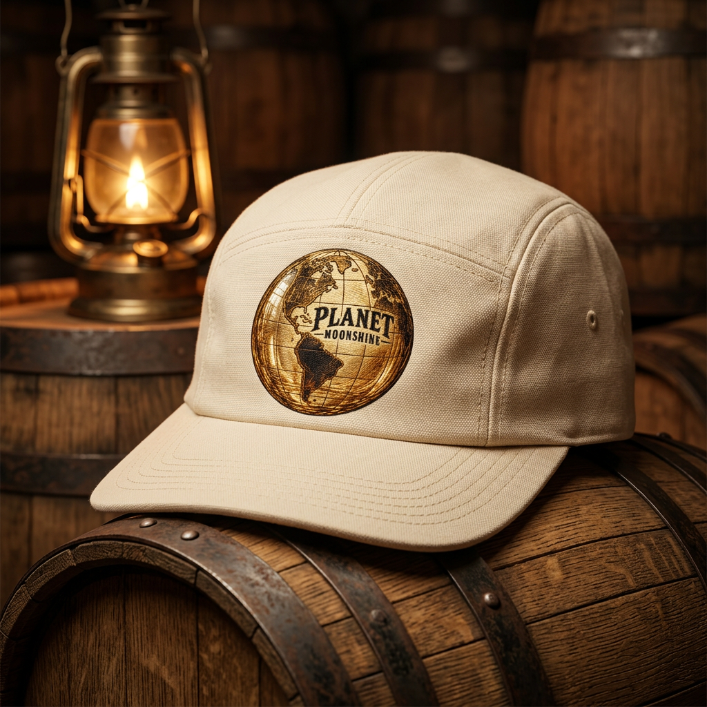 Cream Planet Moonshine embroidered cap