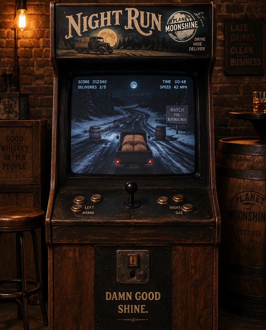 Night Run arcade cabinet
